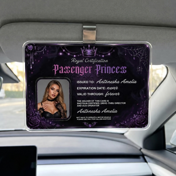 Personalized Passenger Princess Card– Forever Valid VIP Card - Photowatch