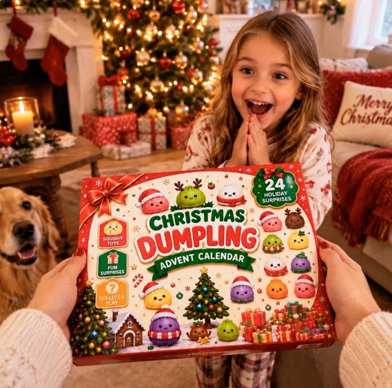 Advent Calendar 24 Christmas Dumpling Squishy Surprise Gifts For Kids Or Family Ideas