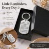 Inspirational Little Reminders Keychain Standard Inspirational Little Reminders Keychain Stainless Steel Dog Tag Gifts for Friends