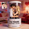 Custom Low-Poly Couple Space Capsule Personalized Decorative Ornament – A Special Gift for Her