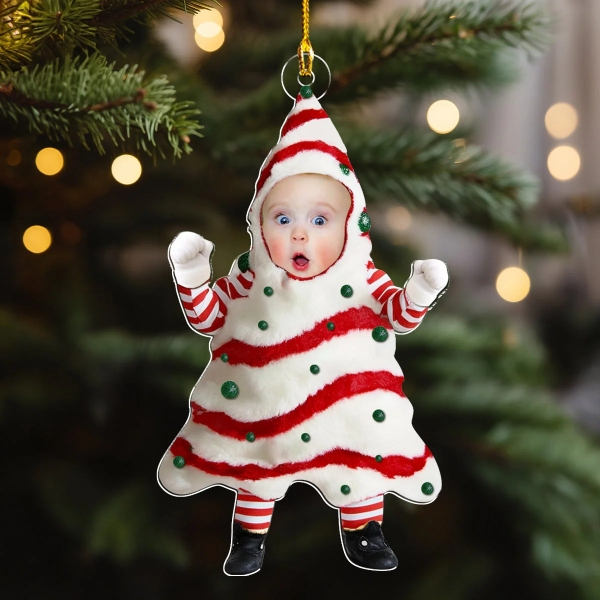 Personalized Family Christmas Ornament, Funny Custom Face Ornament, Holiday Tree Decoration, Christmas Gift for Families - Photowatch