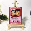 Personalized Valentine’s Day Power Couple Card, Custom Anniversary Card Couple Photo Anime Style, Best Valentine's Day Gift for Lover