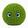 Crochet Bubble Squishy Ball – Soft Handwoven Fidget Toy with Slow-Rising Bubble Pop, Cute Sensory Stress Relief Toy
