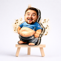 Wooden Stand for Squeeze Fridge Magnet