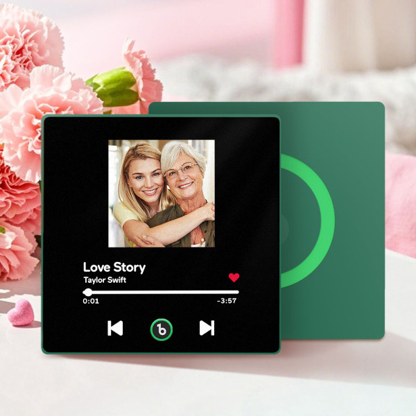 Mother's Day Gifts Custom Music Fridge Magnet Colorful Frame Album Fridge Magnet Can Play Songs