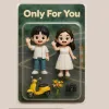 Custom 3D Effect Action Figure Pack Packaging Toy Box Style Art Gift Personalized Acrylic Fridge Magnets Couple's Gifts Wedding Gifts