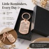 Inspirational Little Reminders Keychain Standard Inspirational Little Reminders Keychain Stainless Steel Dog Tag Gifts for Friends