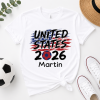 2026 International Football Championship National Flag T-Shirt, Custom National Teams T-shirt, Game Day Tee, Global Fans Collection