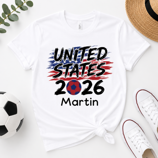 2026 International Football Championship National Flag T-Shirt, Custom National Teams T-shirt, Game Day Tee, Global Fans Collection