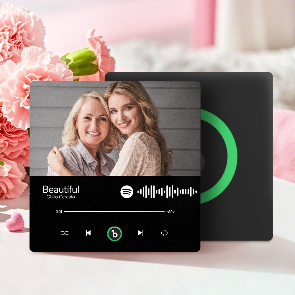 Mother's Day Gifts Custom Music Fridge Magnet Colorful Frame Album Fridge Magnet Can Play Songs