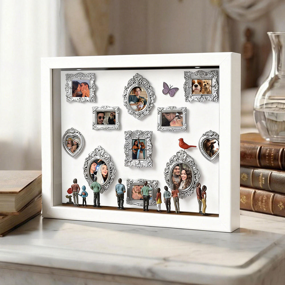 Museum of Us Frame Personalized Couples Gift for Her Cute Miniature Museum Gifts Meaningful Gift Valentine's Day Anniversary Gift - Photowatch