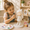 Custom DIY Paintable Plaster Figurine from Your Photo | Personalized Cartoon Gift for Family, Couples, Kids & Friends - Photowatch