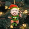 Personalized Family Christmas Ornament, Funny Custom Face Ornament, Holiday Tree Decoration, Christmas Gift for Families - Photowatch