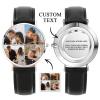 Custom Photo Watch Personalized Collage Photo Watch Gift for Husband Wife Family Friend