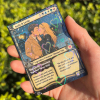 Personalized Magic Card Couple Photo Anime Style Valentine's Day Gift for Couple
