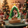 Personalized Love House Night Light, Custom Photo Engraved Cartoon Style Gift, Best Christmas Gift for Couple, Family - Photowatch