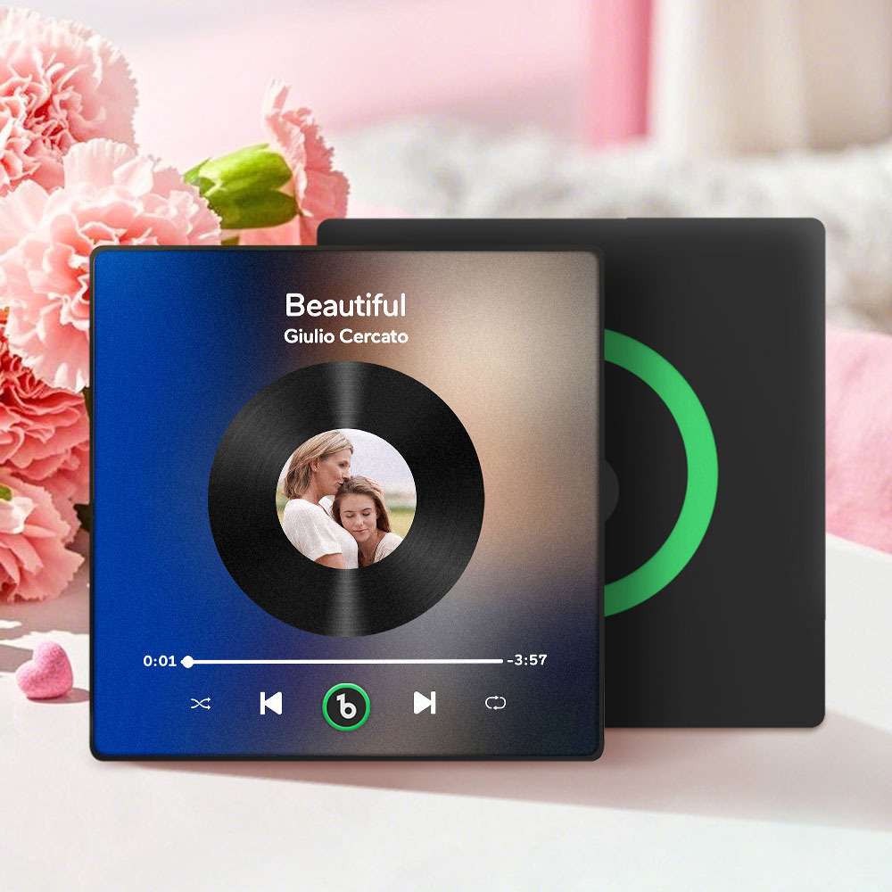 Mother's Day Gifts Custom Music Fridge Magnet Colorful Frame Album Fridge Magnet Can Play Songs