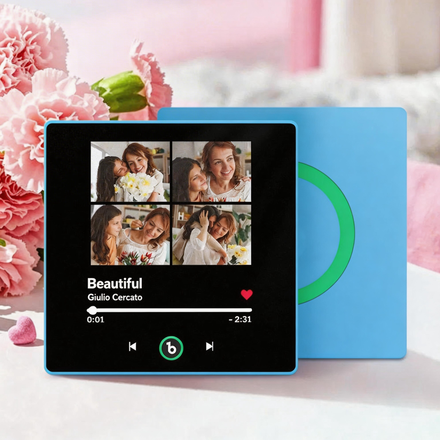 Mother's Day Gifts Custom Music Fridge Magnet Colorful Frame Album Fridge Magnet Can Play Songs