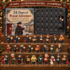 24 Days of Career Heroes Acrylic Advent Calendar 2026 Collectible Mini Figures Christmas Countdown Surprise Gift Box