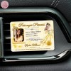 Personalized Princess Passenger ID Card, Jasmine Car Accessory, Custom Photo & Name Car Visor Clip, Gift for Her