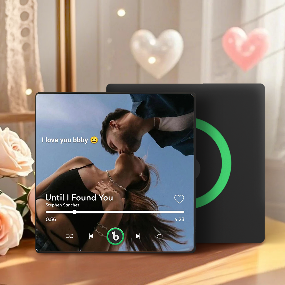 Custom Music Gift Fridge Magnet, Custom Photo Music Box, Music Box Play Song, Valentine Gift For Her, Photo Music Magnet, Anniversary Gifts -