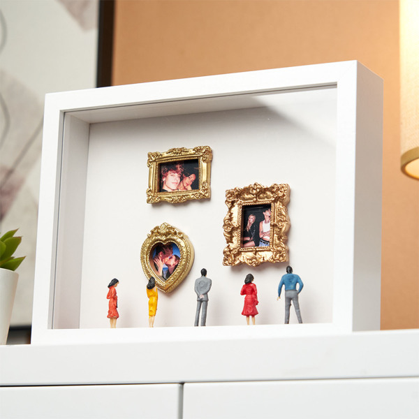 Museum of Us Frame Personalized Couples Gift for Her Cute Miniature Museum Gifts Meaningful Gift Valentine's Day Anniversary Gift