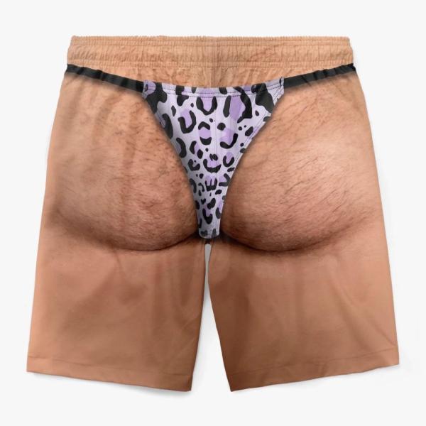 Custom Funny Men Swim Trunks - Personalized Summer Vacation And Travel Gifts For Men - My Style - namenecklace