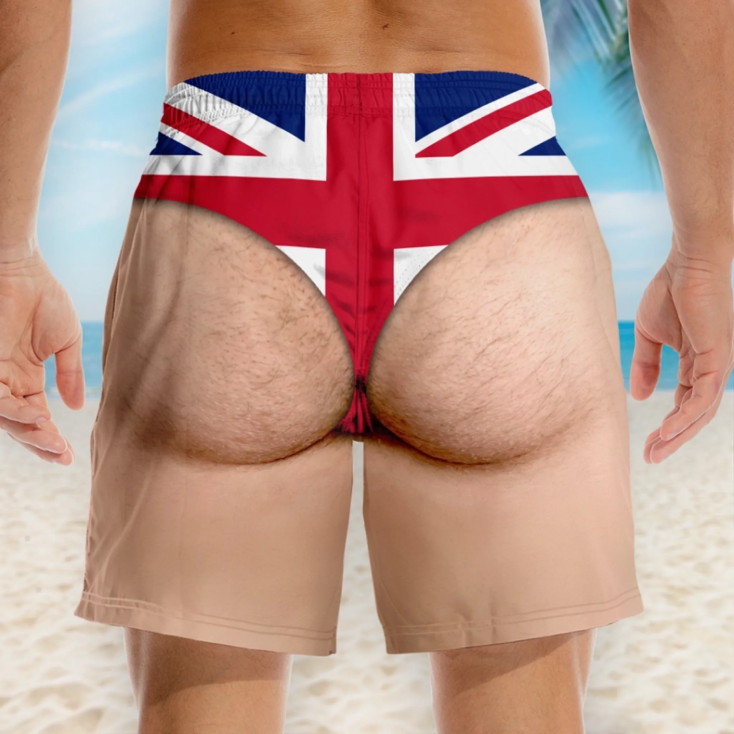 Custom Funny Men Swim Trunks - Personalized Summer Vacation And Travel Gifts For Men - Beach Day Ready - namenecklace