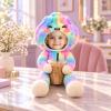 Custom Funny Pet Photo Christmas Plush Doll Gifts For Pet Lovers • My Merry Pup - Personalized Poseable Plush Doll - MySpotifyGlass