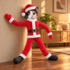 Custom Funny Pet Photo Christmas Plush Doll Gifts For Pet Lovers • My Merry Pup - Personalized Poseable Plush Doll - MySpotifyGlass