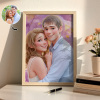 Custom Photo Cartoon Wooden Frame Decorations Romantic Decor Plaque Gifts For Couples - MyPhotoSocks