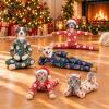 Custom Funny Pet Photo Christmas Plush Doll Gifts For Pet Lovers • My Merry Pup - Personalized Poseable Plush Doll - MySpotifyGlass