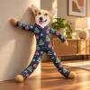 Custom Funny Pet Photo Christmas Plush Doll Gifts For Pet Lovers • My Merry Pup - Personalized Poseable Plush Doll - MySpotifyGlass
