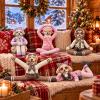 Custom Funny Pet Photo Christmas Plush Doll Gifts For Pet Lovers • My Merry Pup - Personalized Poseable Plush Doll - MySpotifyGlass