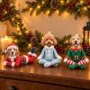Custom Funny Pet Photo Christmas Plush Doll Gifts For Pet Lovers • My Merry Pup - Personalized Poseable Plush Doll - MySpotifyGlass