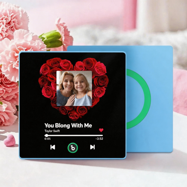Mother's Day Gifts Custom Music Fridge Magnet Colorful Frame Album Fridge Magnet Can Play Songs