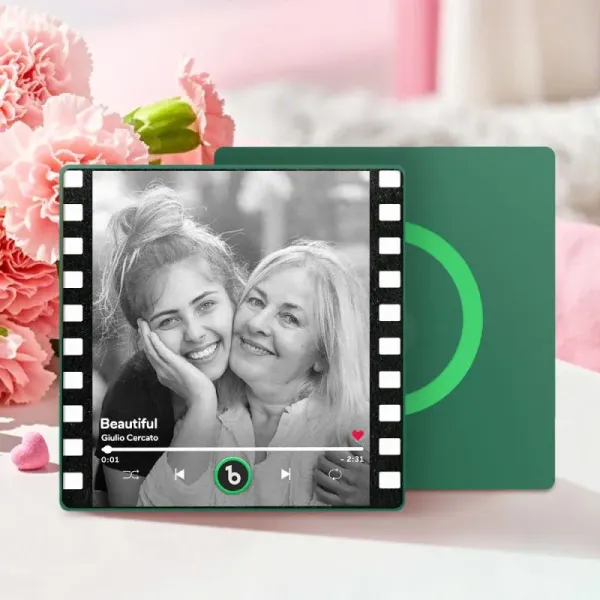 Mother's Day Gifts Custom Music Fridge Magnet Colorful Frame Album Fridge Magnet Can Play Songs
