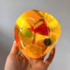 Fruit Jelly Squishy Ball Realistic Fruit Gel Stress Relief Sensory Fidget Toy