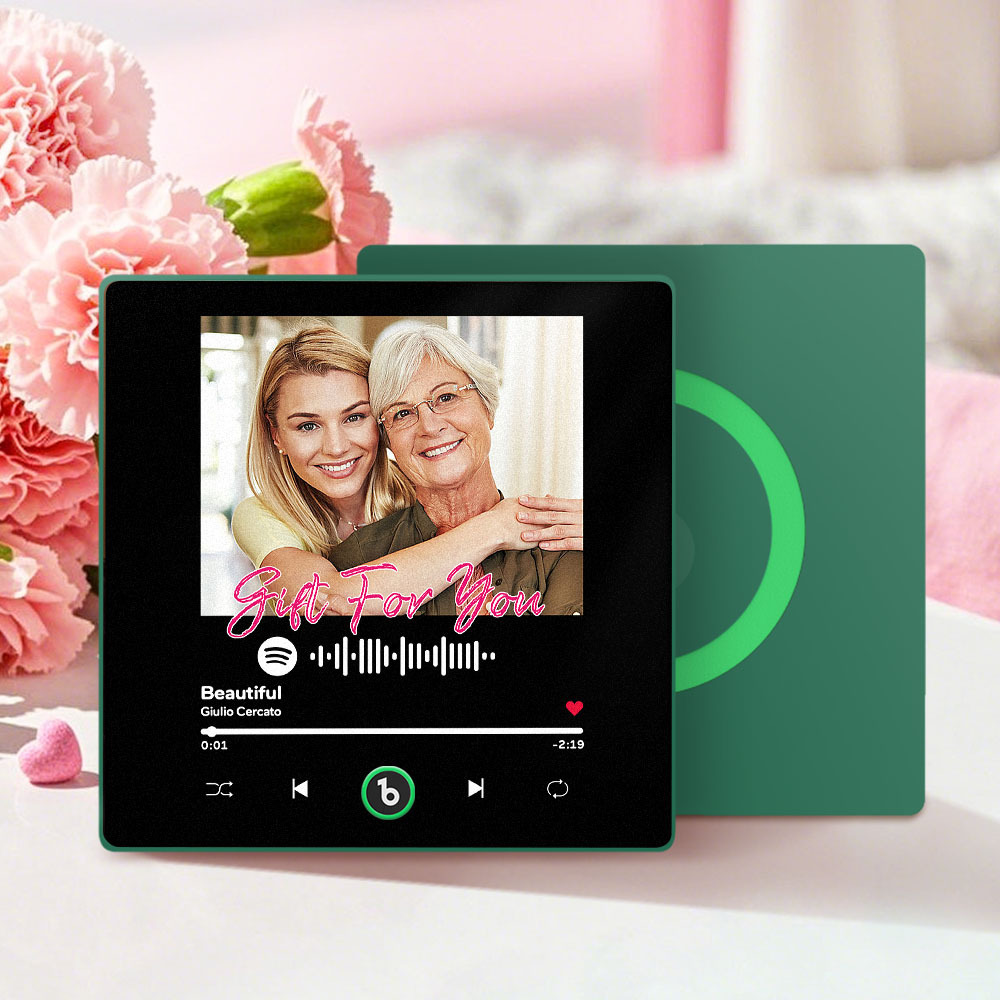 Mother's Day Gifts Custom Music Fridge Magnet Colorful Frame Album Fridge Magnet Can Play Songs