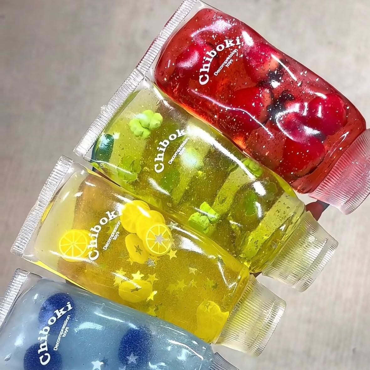 Fruit Jelly Tube Sweet Fruit Flavored Jelly Snack Fun Squeeze Tube Candy Gift