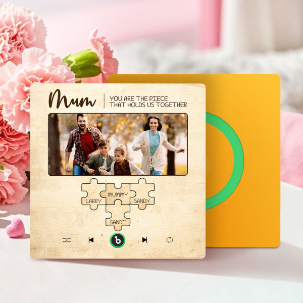 Personalised Song Fridge Magnets That Plays Music with Names Mother's Day Gifts for Mum -
