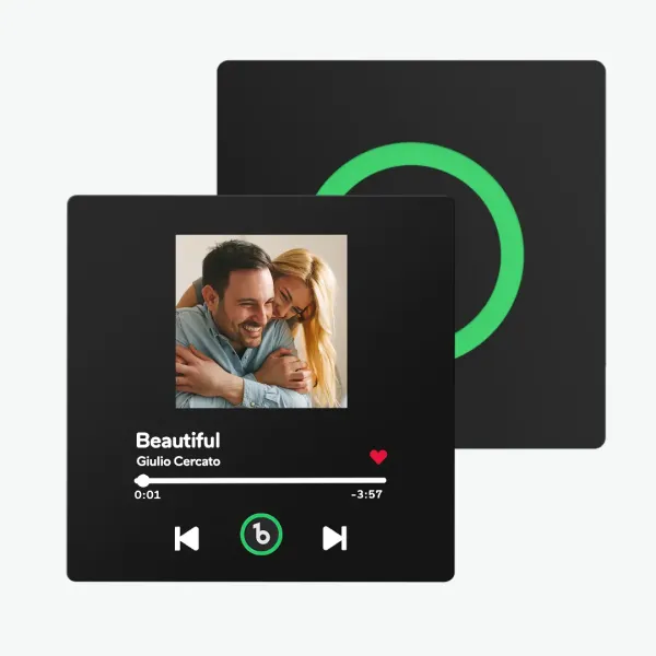 New 4.0 Upgrade Custom Music Fridge Magnet Colorful Frame Album Fridge Magnet Can Play Songs Gift for Couple