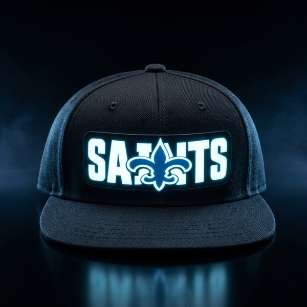 Football Fan LED Light-Up Snapback Cap - Photowatch
