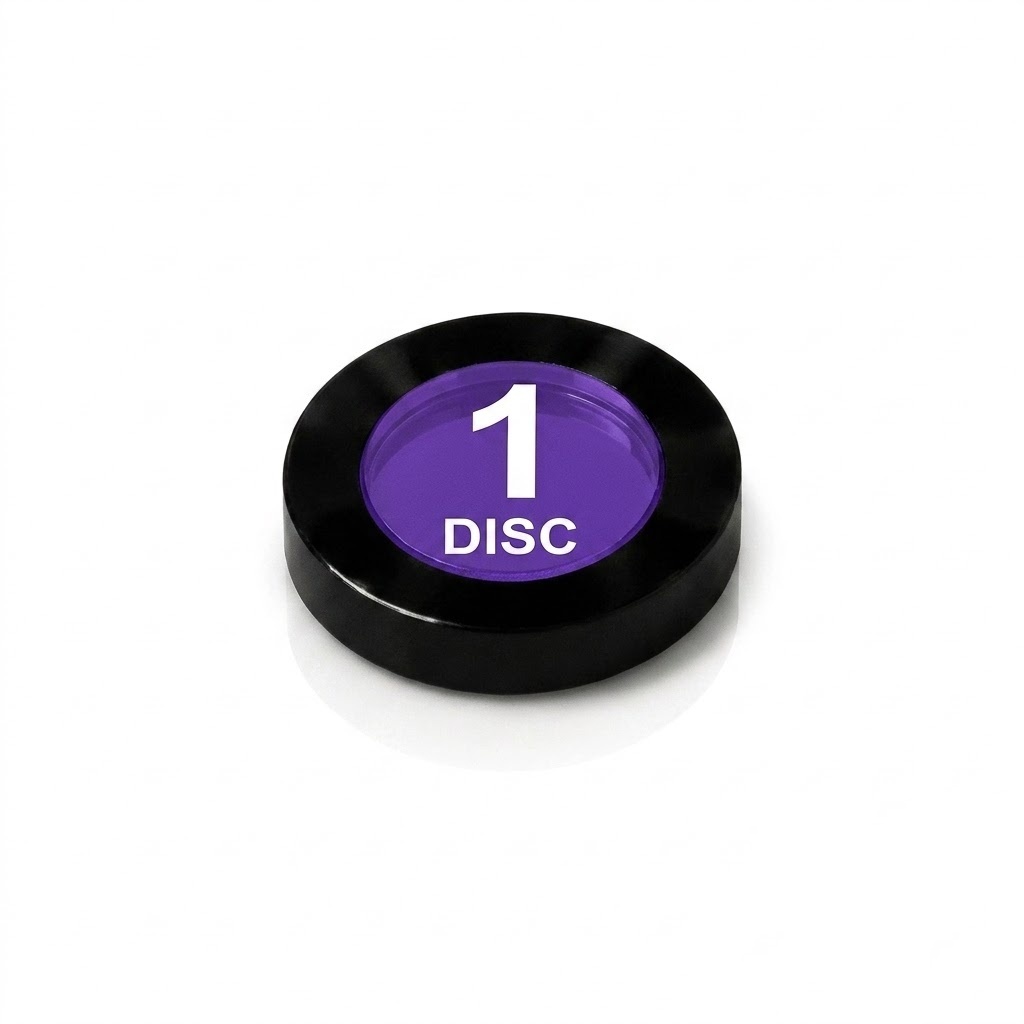 Custom Mini Vinyl Record Music Player With 9 Discs,  Magnetic Disc Music Player with Rechargeable Battery