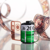 Custom Spotify Code Green Camera Roll Keychain Multiphoto Keychain for Family 5-20 Pictures