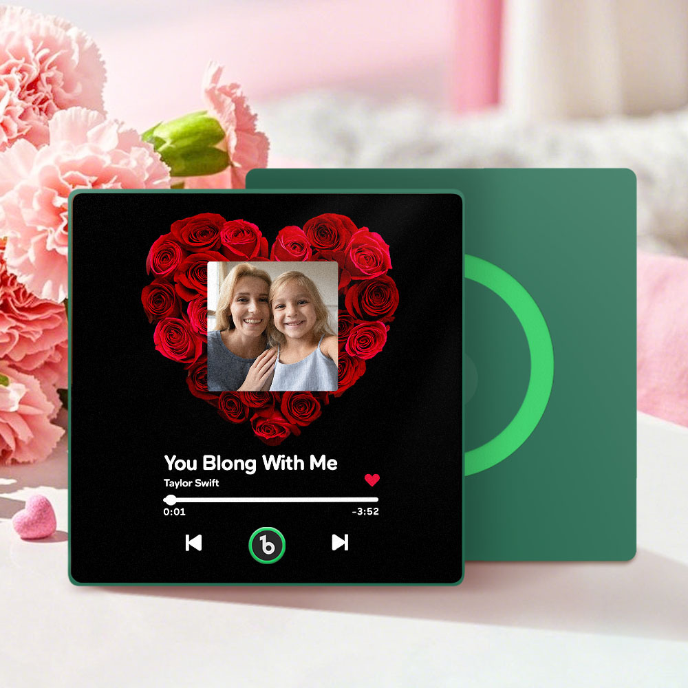 Mother's Day Gifts Custom Music Fridge Magnet Colorful Frame Album Fridge Magnet Can Play Songs