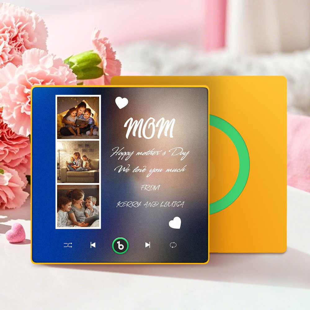 Custom Music Fridge Magnets Personalized Magnets That Plays Music Mother's Day Gifts -