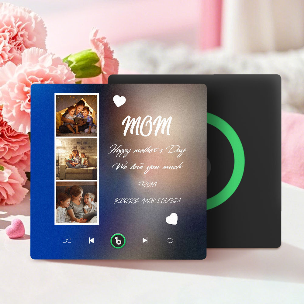 Custom Music Fridge Magnets Personalized Magnets That Plays Music Mother's Day Gifts -