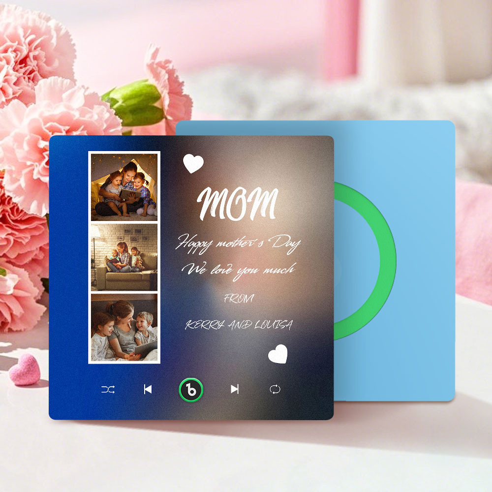 Custom Music Fridge Magnets Personalized Magnets That Plays Music Mother's Day Gifts -