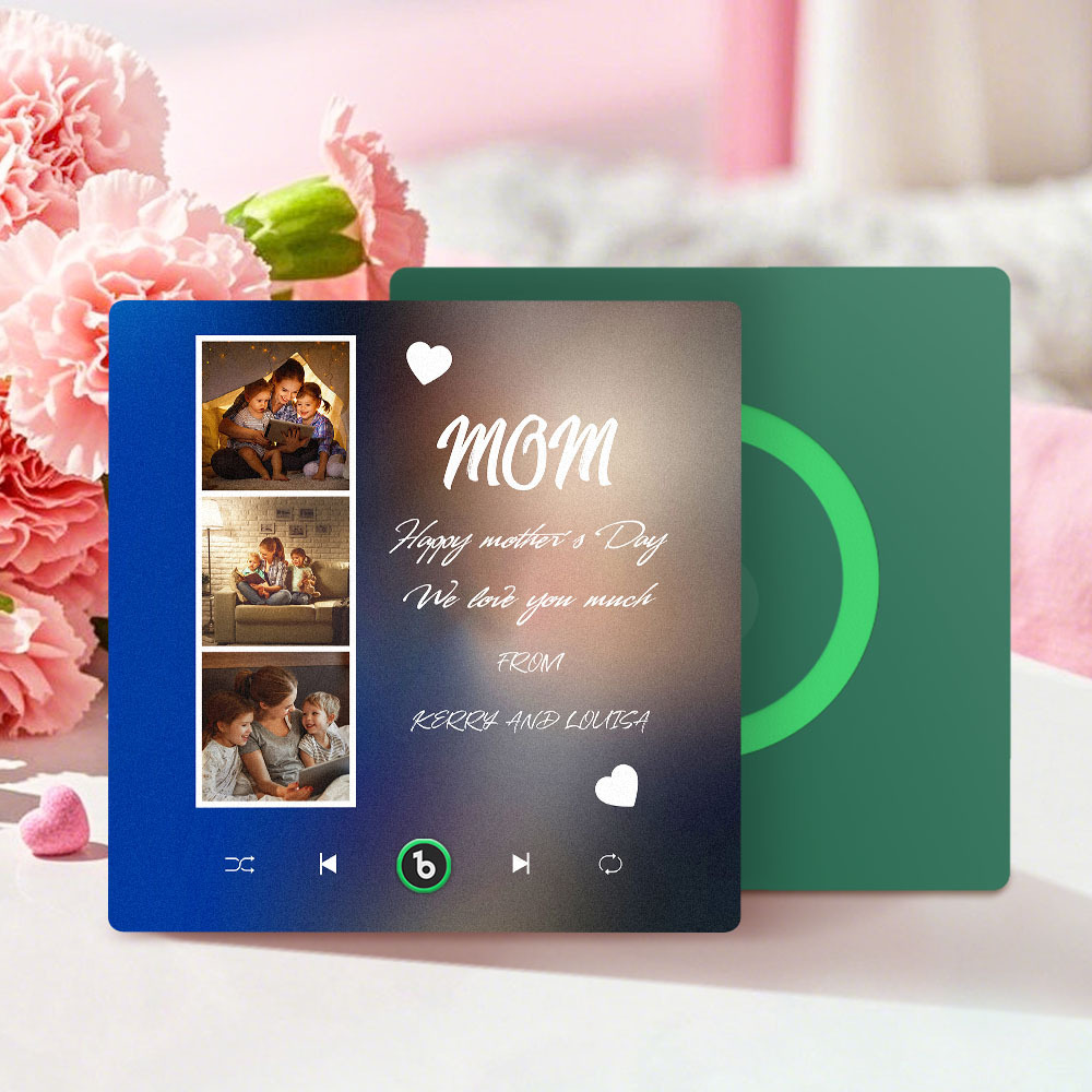 Custom Music Fridge Magnets Personalized Magnets That Plays Music Mother's Day Gifts -